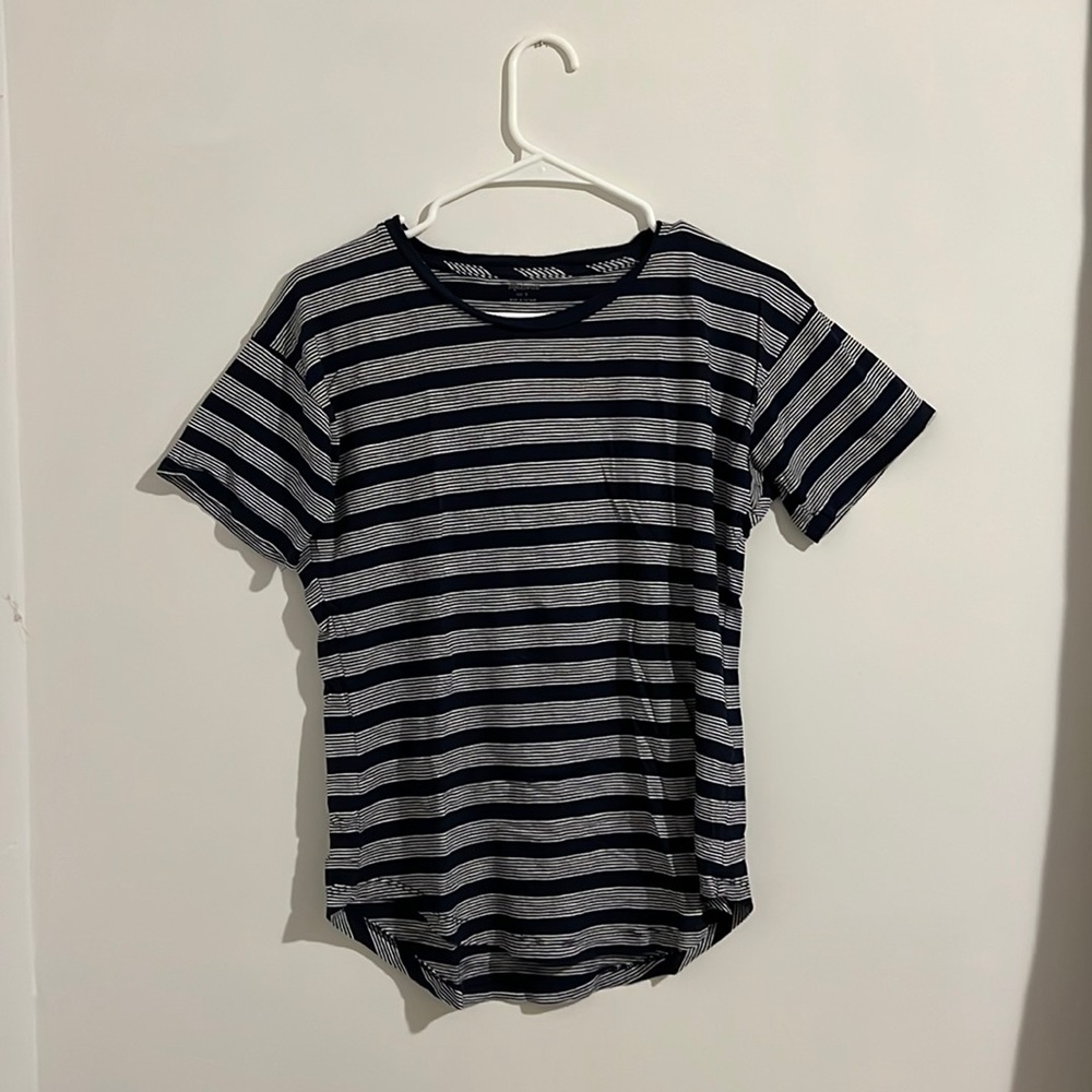 Madewell Navy Striped Tee